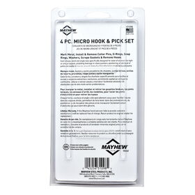 4 PC. Micro Hook & Pick Set 2
