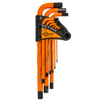 MayhewSelect 9 PC SAE Twisted Hex Key Set Carded 1