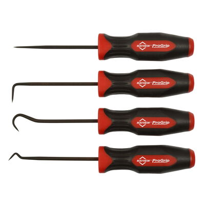 4 PC ProGrip Miniature Hook & Pick Set 1