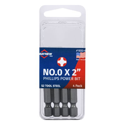 NO. 0 x 2" Phillips® Power Bit 1