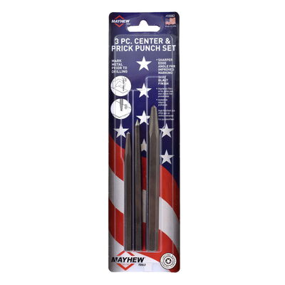 3 PC Punch Set, Carded 1