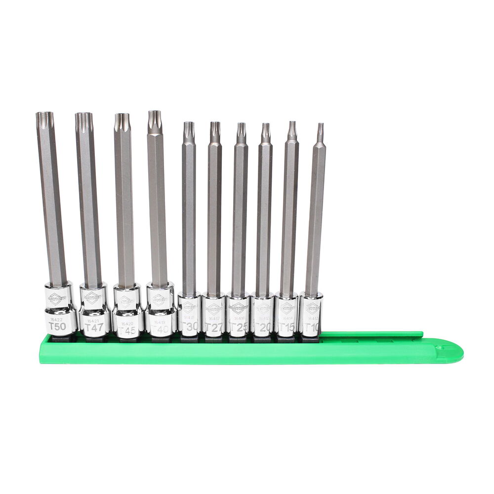 10 PC TORX® MEDIUM LENGTH SOCKET BIT SET 1