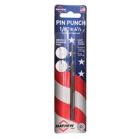 1/8" x 4-1/2" Pin Punch, Carded 4
