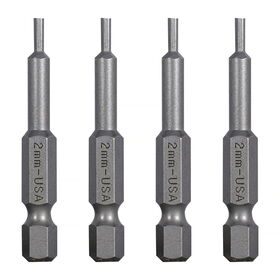 2mm x 2" Metric Hex Power Bit 4