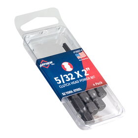 5/32" x 2" Clutch Power Bit, 4 Pack 3