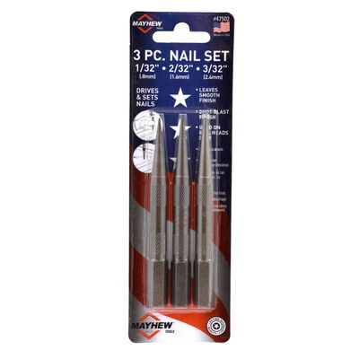 3 PC Nail Set 123/32 Carded 1