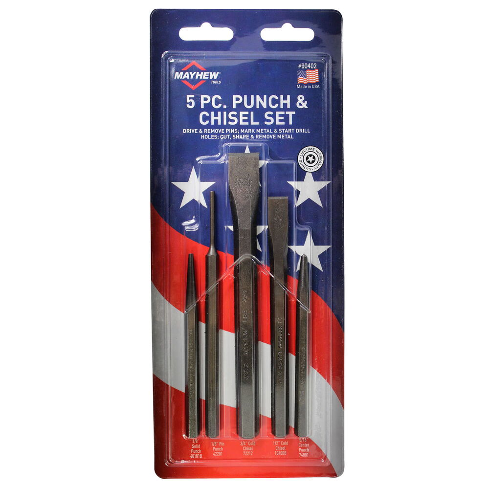 5 PC Punch & Chisel Set 1