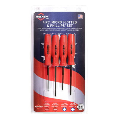 Mayhew Micro Screwdriver-Phillip® & Slotted Set