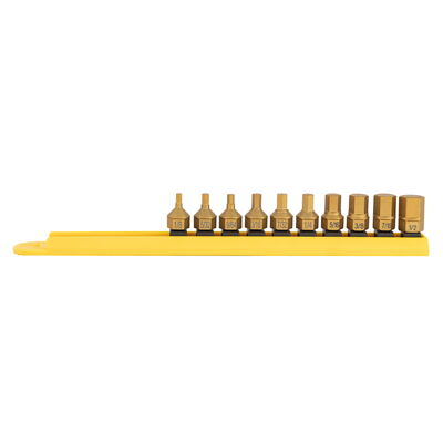 10 PC SAE HEX DUAL DRIVE SET 1