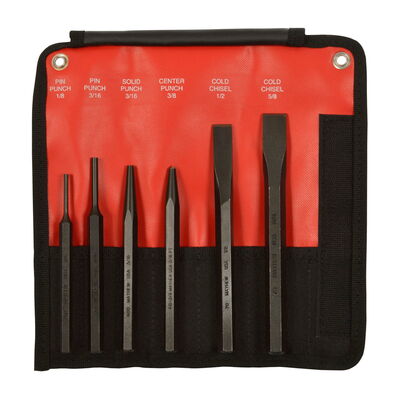 6 PC Punch and Chisel Set 1