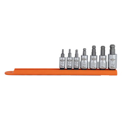 7 PC METRIC BALL HEX SOCKET 1