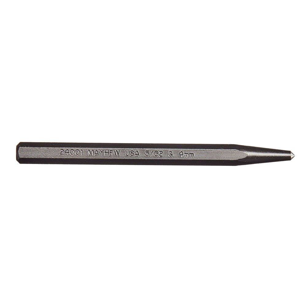 Center Punch 5/32-4mm x 4-1/2" 1
