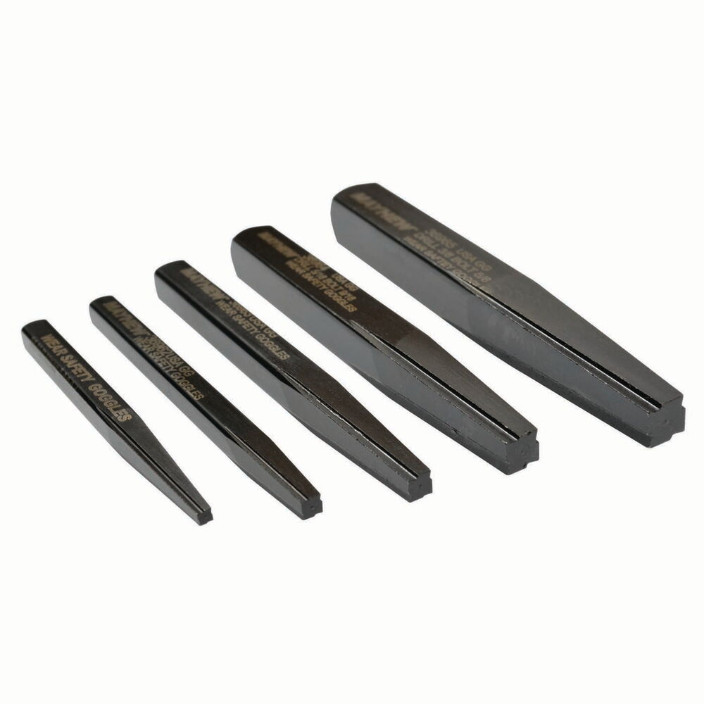 5 PC Screw Extractor Set, Carded 1