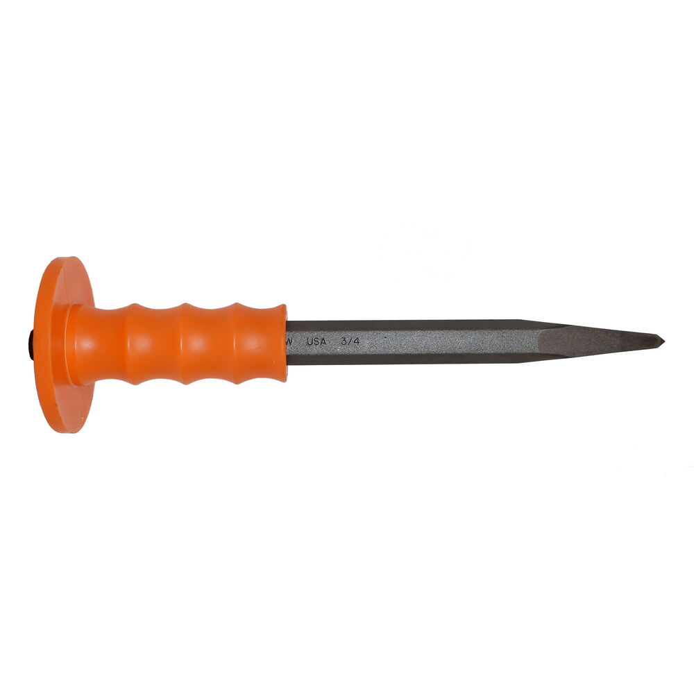 3/4" x 12" Handguarded Bullpoint Chisel 1
