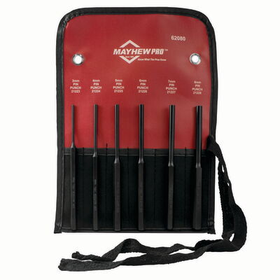 6 PC Metric Pin Punch Set 1