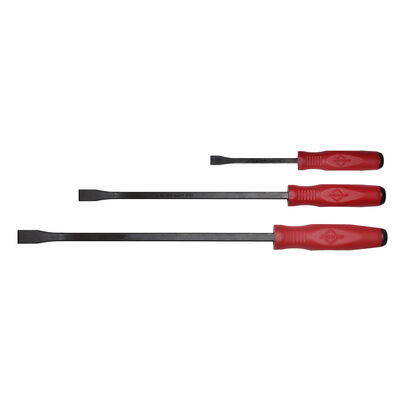 Economy Dominator 3 PC Curved Capped Small Pry Bar Set 8C 13C 17C 1