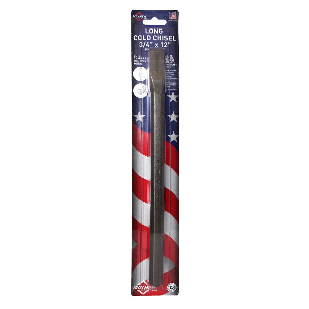 3/4" x 12" Cold Chisel, Carded 1