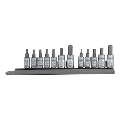 12 PC SAE/MM TAMPER HEX SOCKET 1