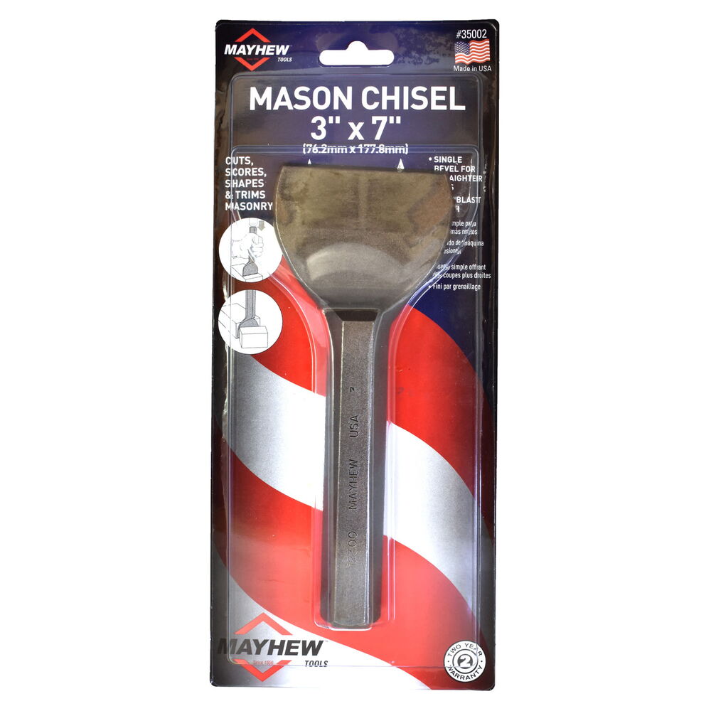 3" x 7" Mason Chisel, Carded 1