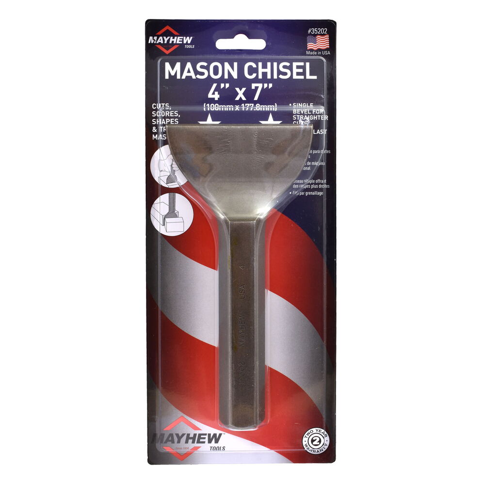 4" x 7" Mason Chisel, Carded 1