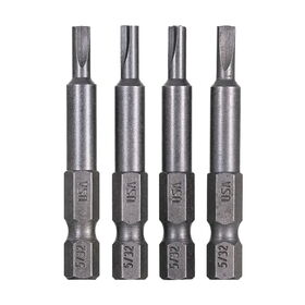 5/32" x 2" Clutch Power Bit, 4 Pack 4