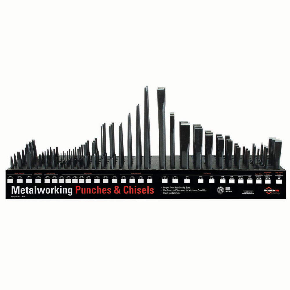 90 PC Punch & Chisel Display 1