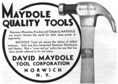 Maydole Hammer Ad